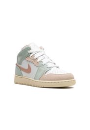 Jordan Kids Air Jordan 1 Mid "Pink Oxford" sneakers - Bianco