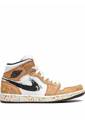 Jordan Air Jordan 1 Mid "Brushstroke" sneakers - Marrone