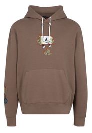 Jordan x Travis Scott hoodie - Marrone