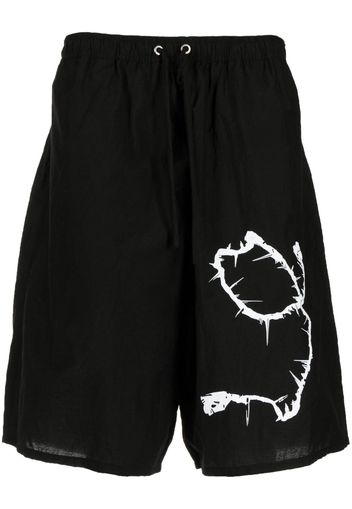 JORDANLUCA Apollyon track shorts - Nero