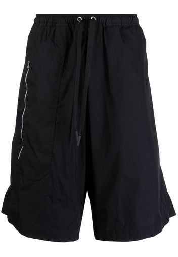 JORDANLUCA elasticated drawstring track shorts - Nero