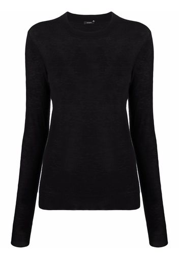 JOSEPH round-neck knitted top - Nero