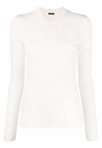 JOSEPH round-neck knitted top - Toni neutri