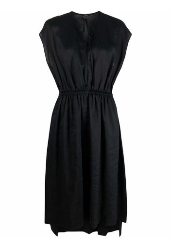 JOSEPH sleeveless gathered-detail dress - Nero