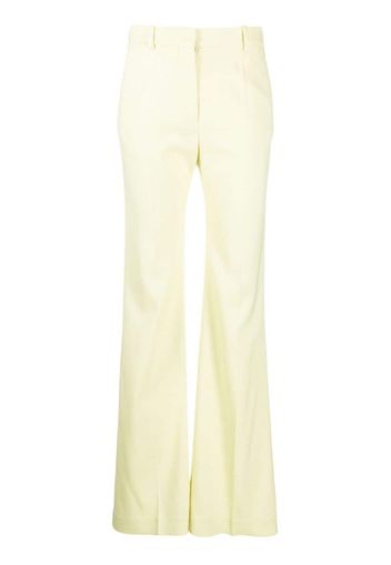 JOSEPH high-waisted flared leg trousers - Giallo