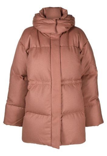 JOSEPH Dorset padded-design coat - Marrone