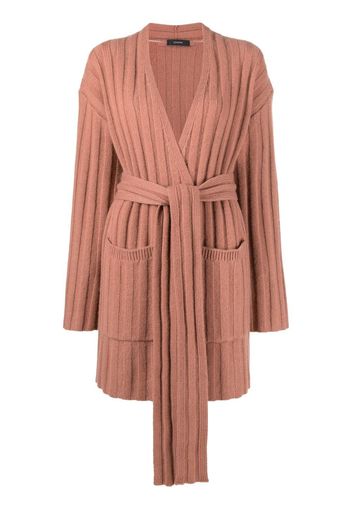 JOSEPH tie-waist cashmere cardigan - Toni neutri