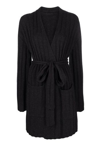 JOSEPH tie-waist cashmere cardigan - Blu