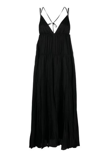 JOSEPH Darnley silk maxi dress - Nero