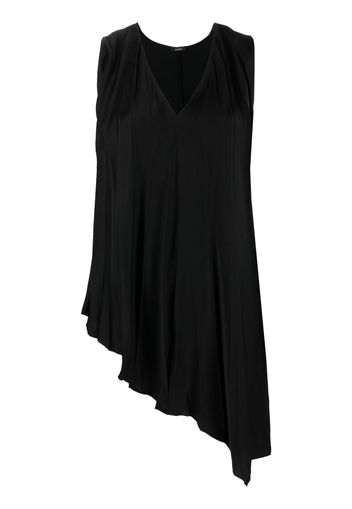 JOSEPH asymmetric pleated vest - Nero