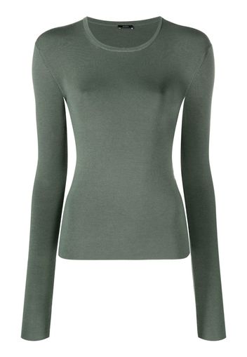 JOSEPH fine-knit round-neck jumper - Verde