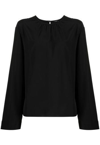 JOSEPH Blusa con arricciatura - Nero