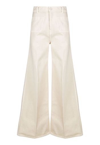 JOSEPH wide-leg denim jeans - Toni neutri