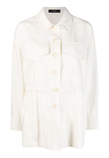 JOSEPH Welbeck drawstring shirt jacket - Toni neutri