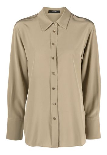 JOSEPH button-fastening long-sleeve shirt - Verde