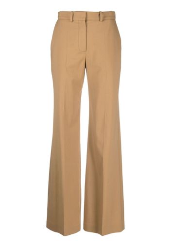 JOSEPH straight-leg virgin-wool trousers - Marrone