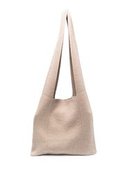 JOSEPH ribbed-knit tote bag - Toni neutri