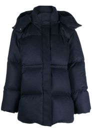 JOSEPH Brushed Flannel Dorset padded coat - Blu