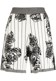 JOSEPH Shorts a fiori - Bianco