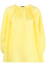 JOSEPH gathering detail silk blouse - Giallo