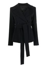 JOSEPH notched-lapels wrap-design blazer - Nero