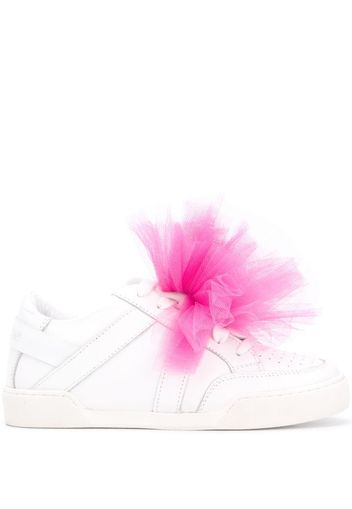 Sneakers con dettagli in tulle