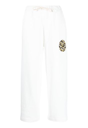 Joshua Sanders print-detail track pants - Bianco