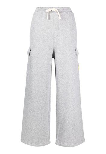 Joshua Sanders smiley-face track trousers - Grigio