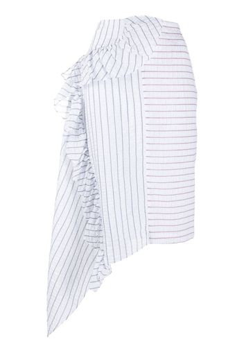 Lolita striped bias skirt