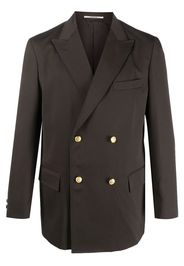 J.PRESS double-breasted tailored blazer - Marrone