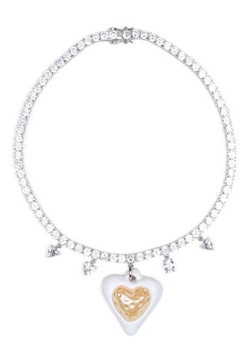 JULIETTA heart pendant necklace - Bianco