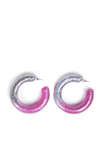 JULIETTA ombre chubby hoops - Rosa