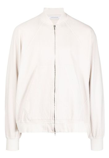 Julius ribbed cotton bomber jacket - Bianco