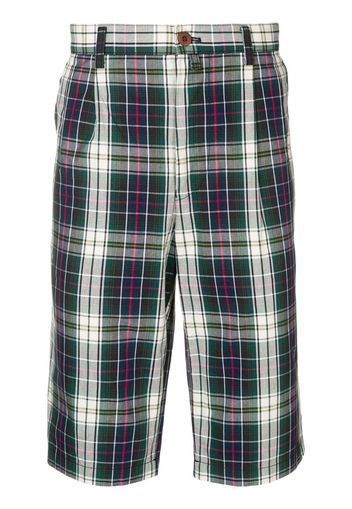 Shorts con stampa tartan