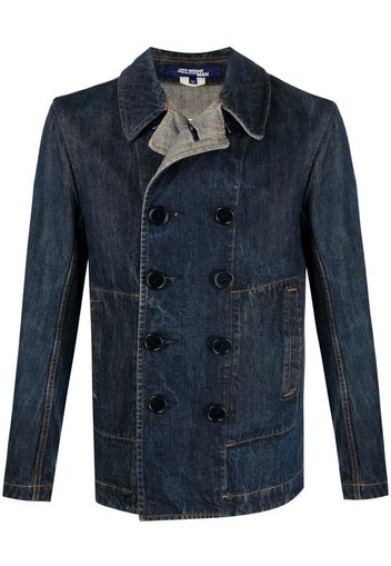 Junya Watanabe Comme des Garçons Pre-Owned Giacca denim doppiopetto - Blu