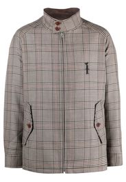 Junya Watanabe Comme des Garçons Pre-Owned panelled check-print jacket - Marrone