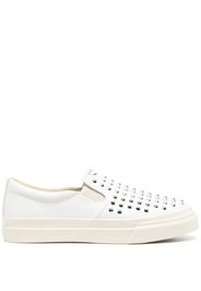 Junya Watanabe Comme des Garçons Pre-Owned x Stepney Workers Club leather sneakers - Bianco