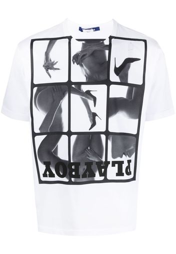 Junya Watanabe MAN T-shirt con stampa - Bianco