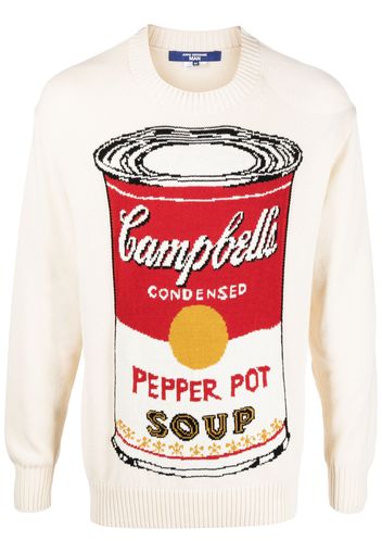 Junya Watanabe MAN x Andy Warhol cotton jumper - Toni neutri