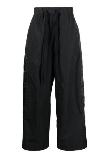 Junya Watanabe MAN drawstring wide-leg track pants - Nero