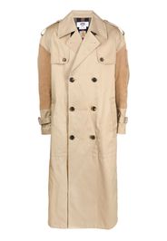 Junya Watanabe MAN x Carharrt panelled trench coat - Toni neutri