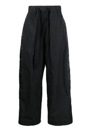 Junya Watanabe MAN drawstring wide-leg track pants - Nero