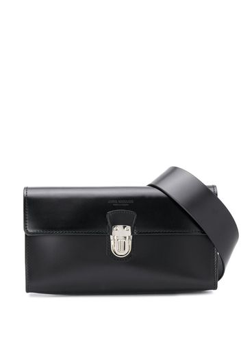 rectangular flap belt bag