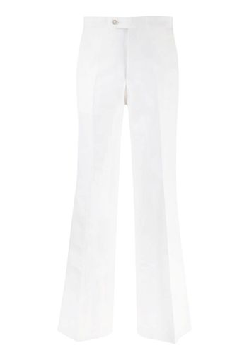 Junya Watanabe Pantaloni svasati a vita alta - Bianco