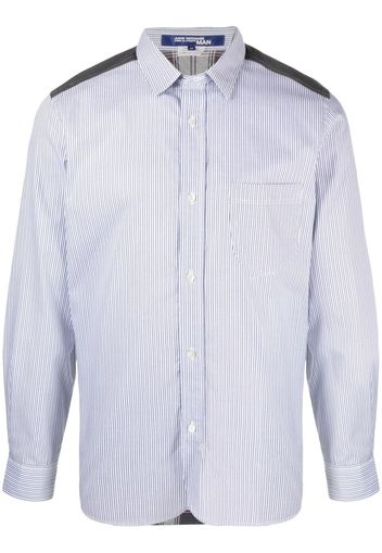 Junya Watanabe Camicia con pannelli a contrasto - Bianco