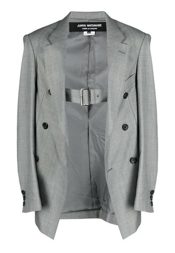 Junya Watanabe Blazer con intarsio - Grigio