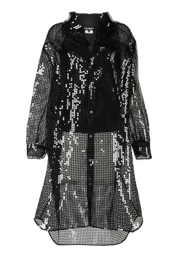 Junya Watanabe Chemisier con paillettes - Nero