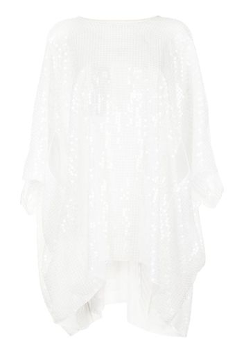 Junya Watanabe Top con paillettes - Bianco