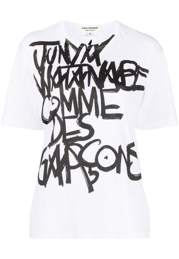 Junya Watanabe T-shirt con stampa - Bianco