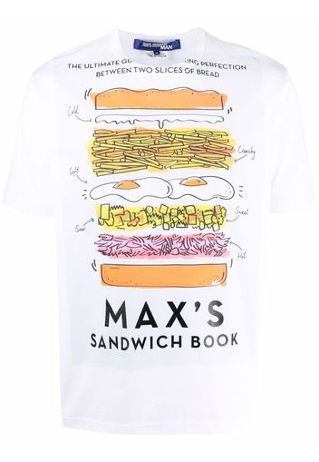 Junya Watanabe T-shirt Max's Sandwich Book con stampa - Bianco